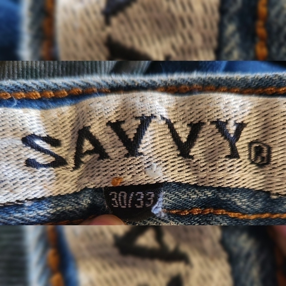 Savvy Jeans Sz 30/33 - Picture 5 of 7